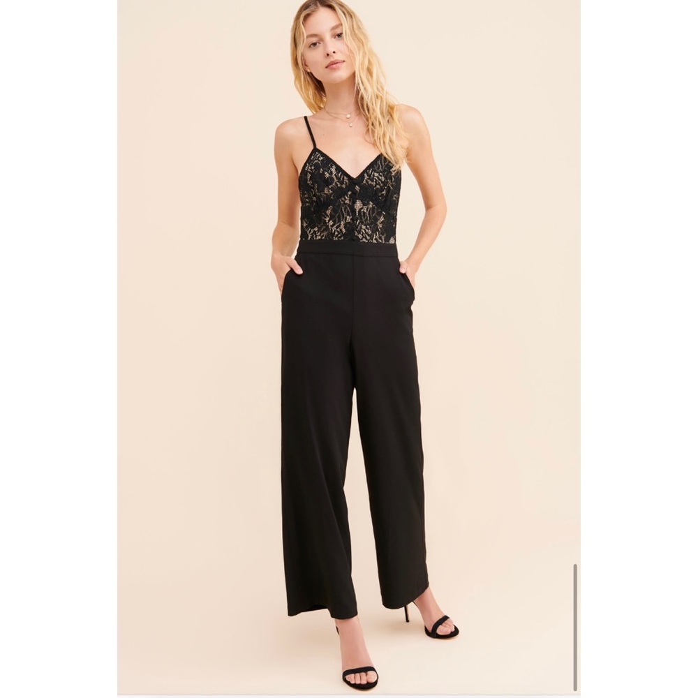 J.O.A. Lace Jumpsuit